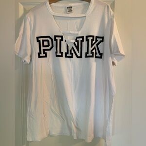 PINK Victoria's Secret White Tee